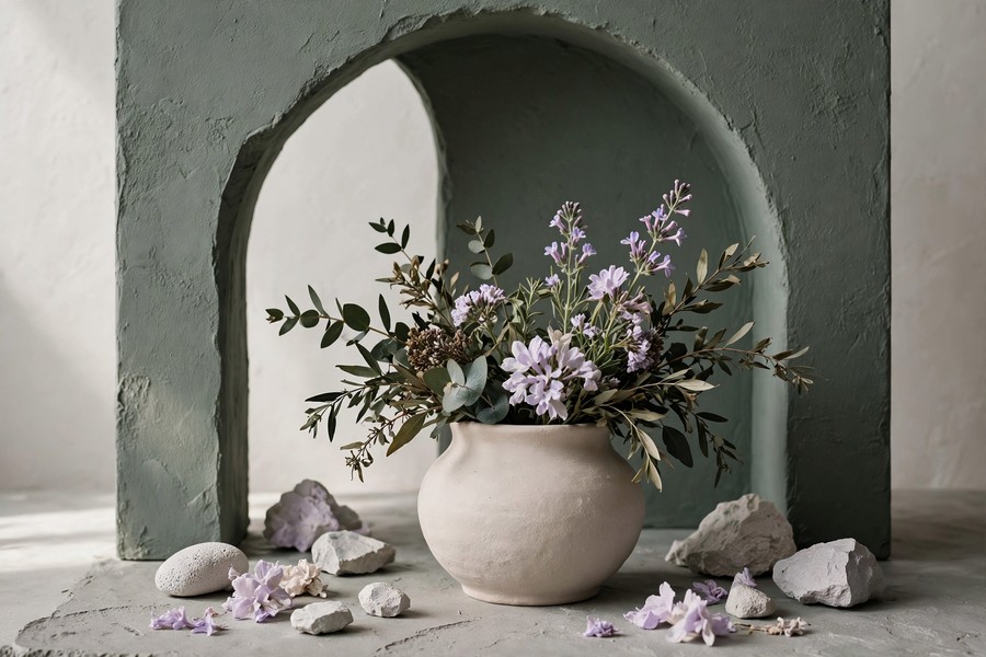 Organization identity — floral still life
