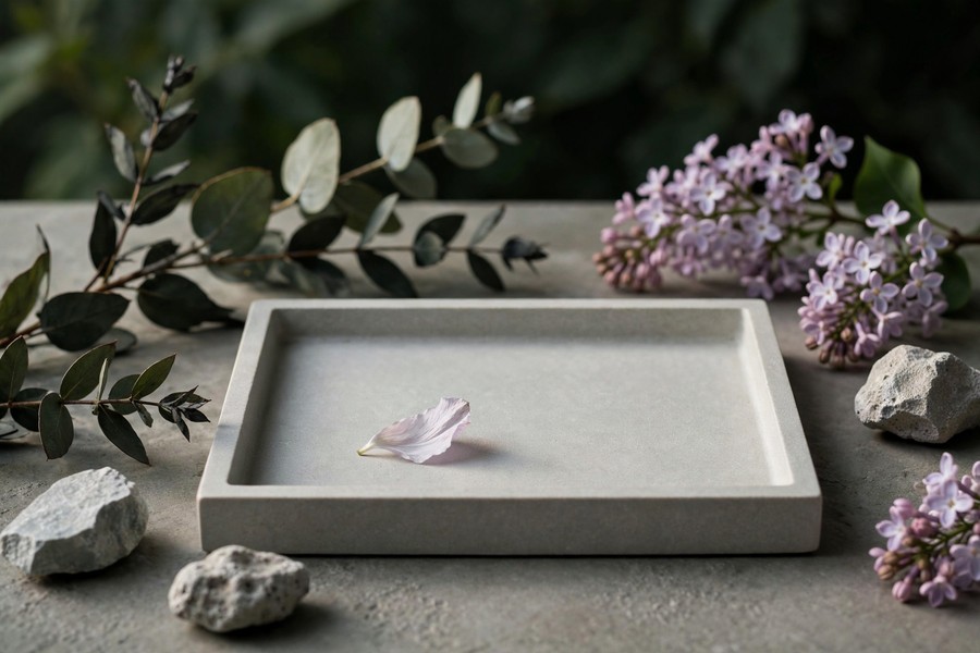 Accounts and payments — floral still life